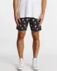 Breaker Beach Shorts Black/White Print sold by Neverland