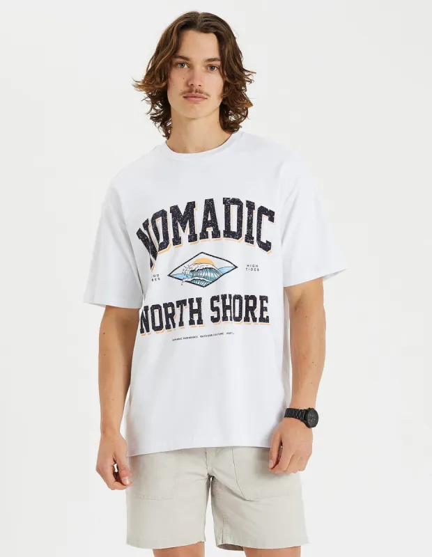 State Box Fit Tee Optical White sold by Neverland