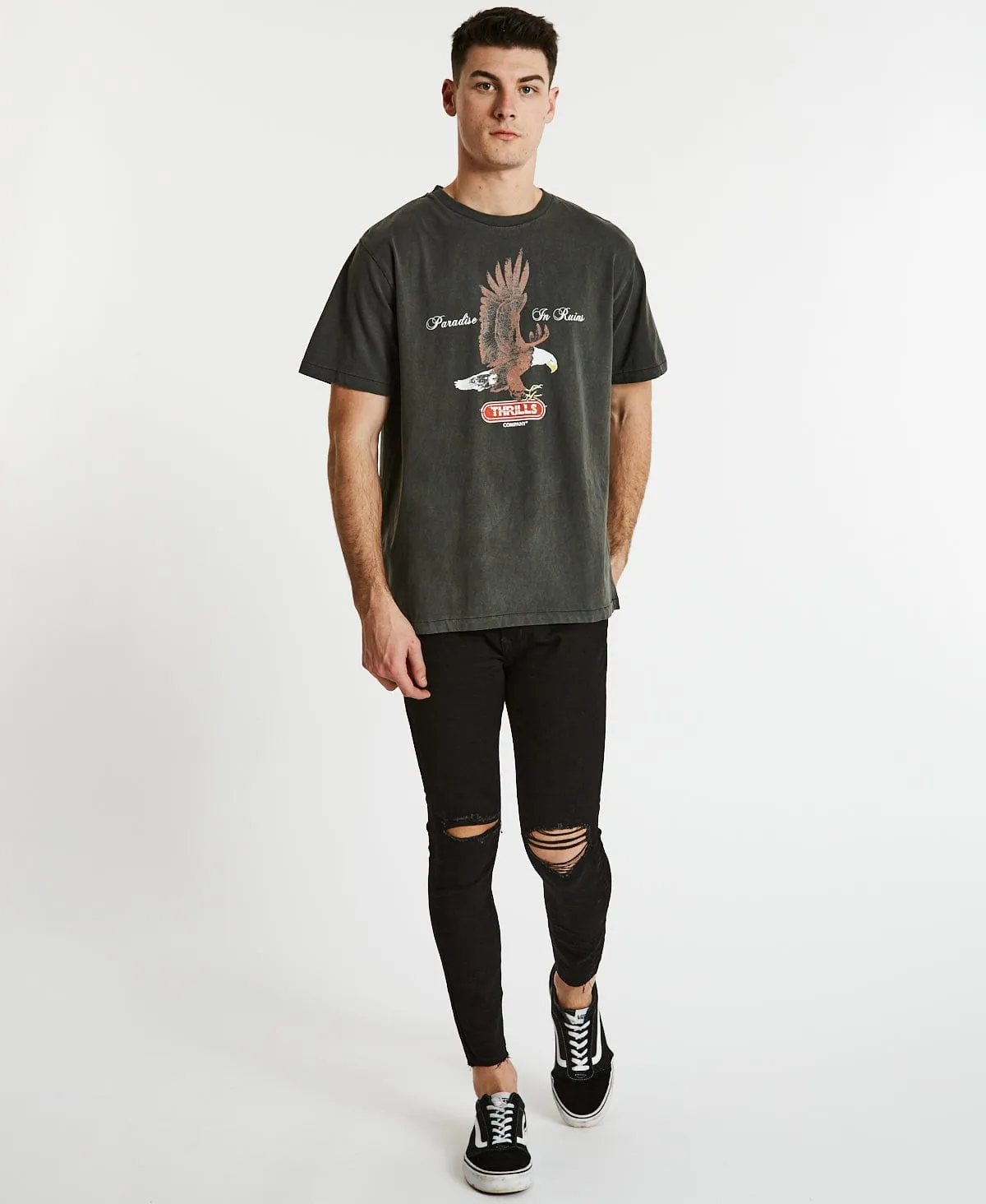 Eternal Flight Merch Fit T-Shirt Merch Black sold by Neverland product image thumbnail 4