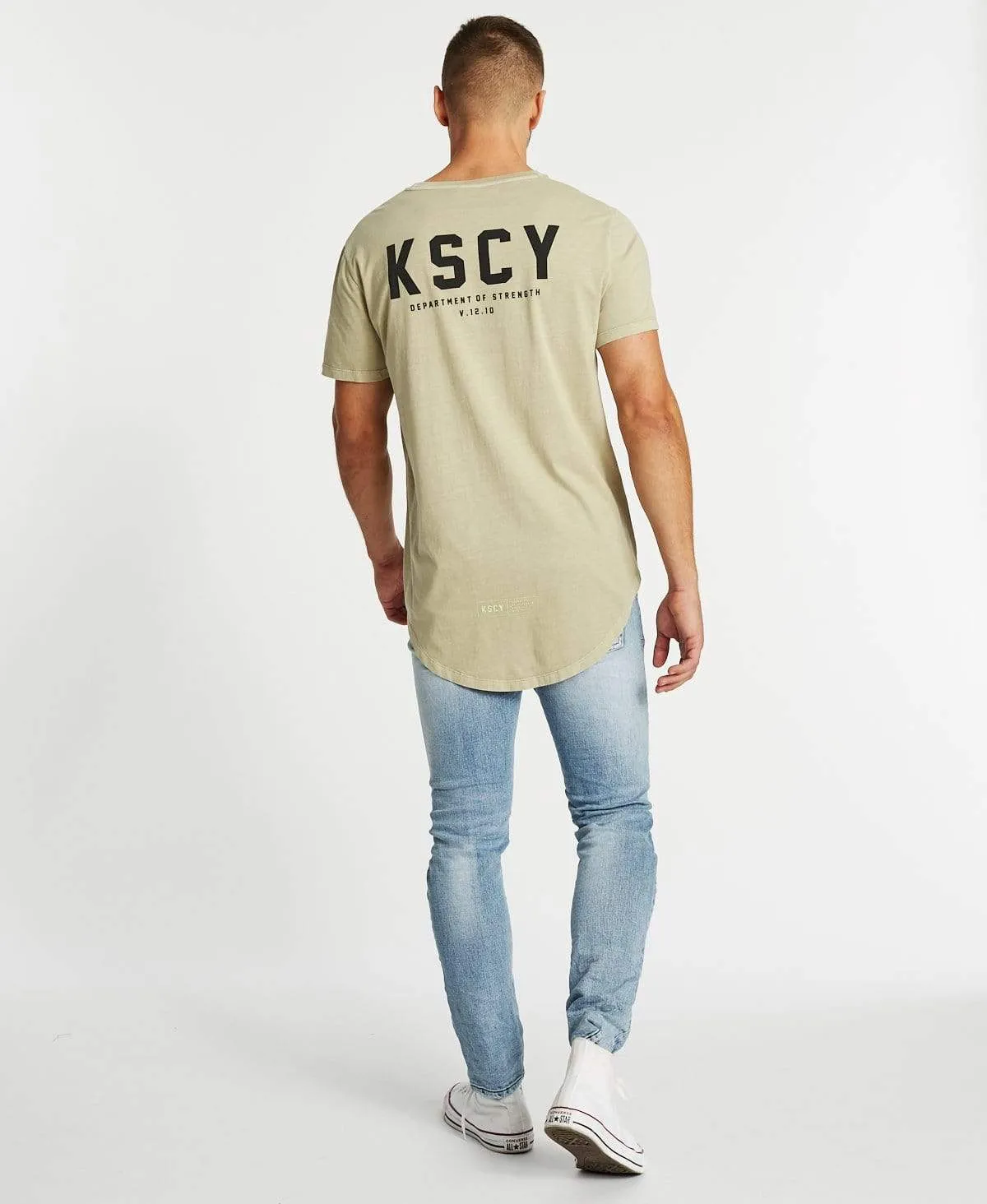 Department Of Strength Baseball T-Shirt Pigment Sand sold by Neverland product image thumbnail 4