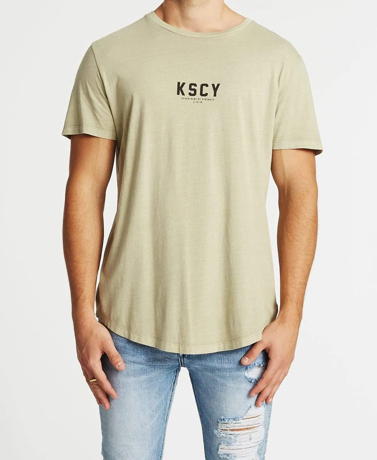 Department Of Strength Baseball T-Shirt Pigment Sand sold by Neverland product image thumbnail 2