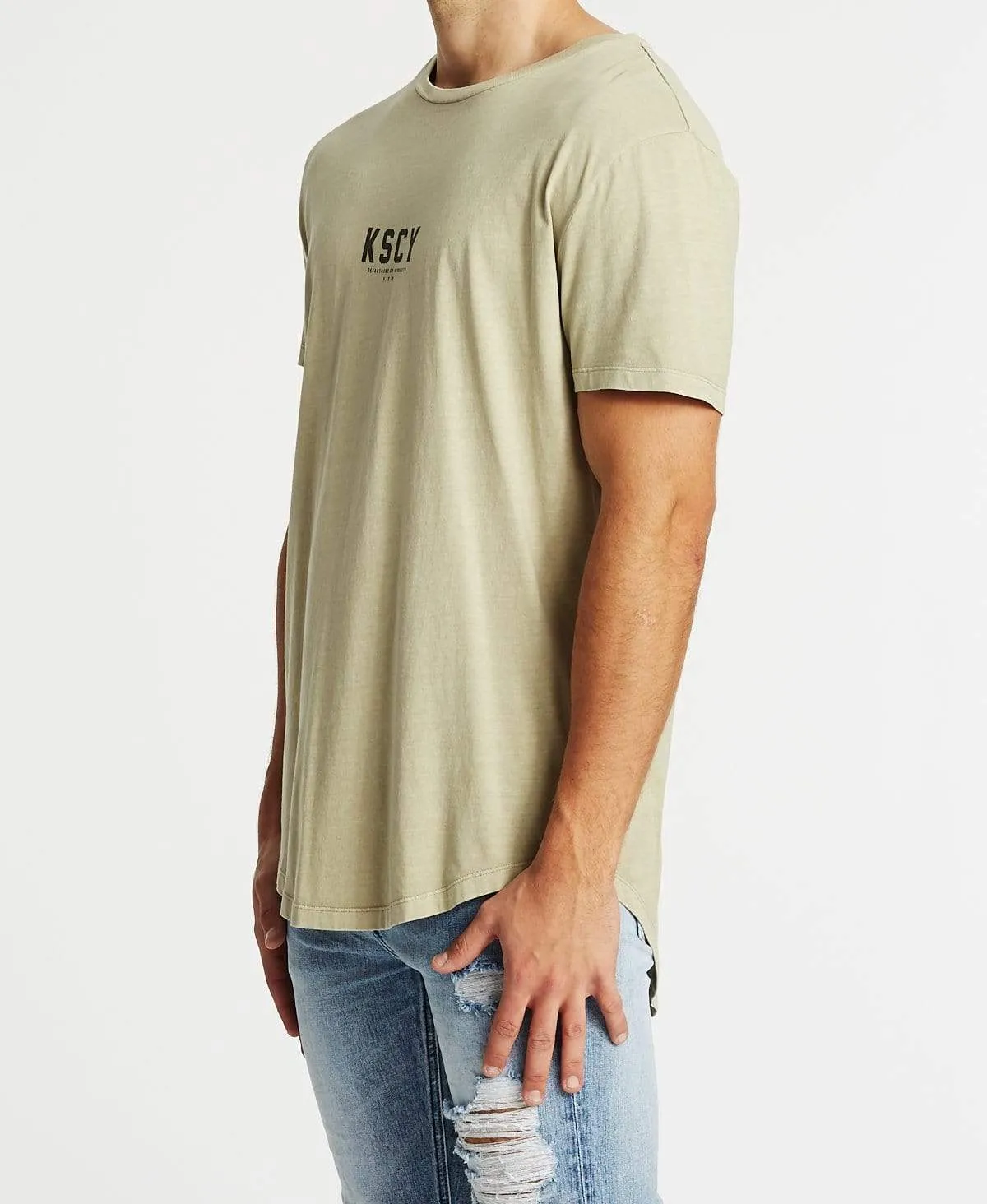 Department Of Strength Baseball T-Shirt Pigment Sand sold by Neverland product image thumbnail 3