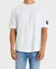 Monologo Badge Oversized T-Shirt White sold by Neverland
