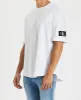 Monologo Badge Oversized T-Shirt White sold by Neverland