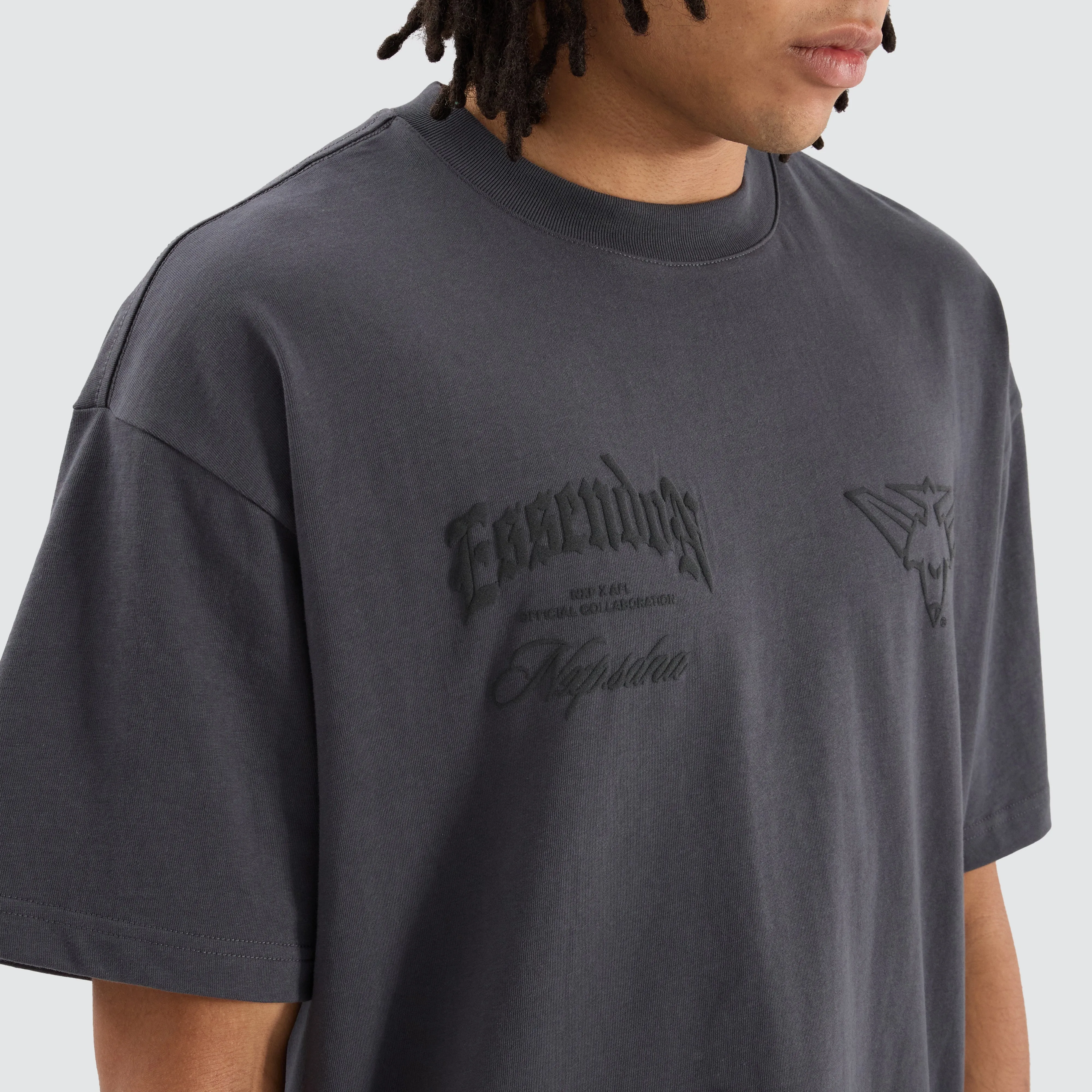 Essendon Bombers AFL Heavy Raptor Tee Asphalt sold by Neverland product image thumbnail 3