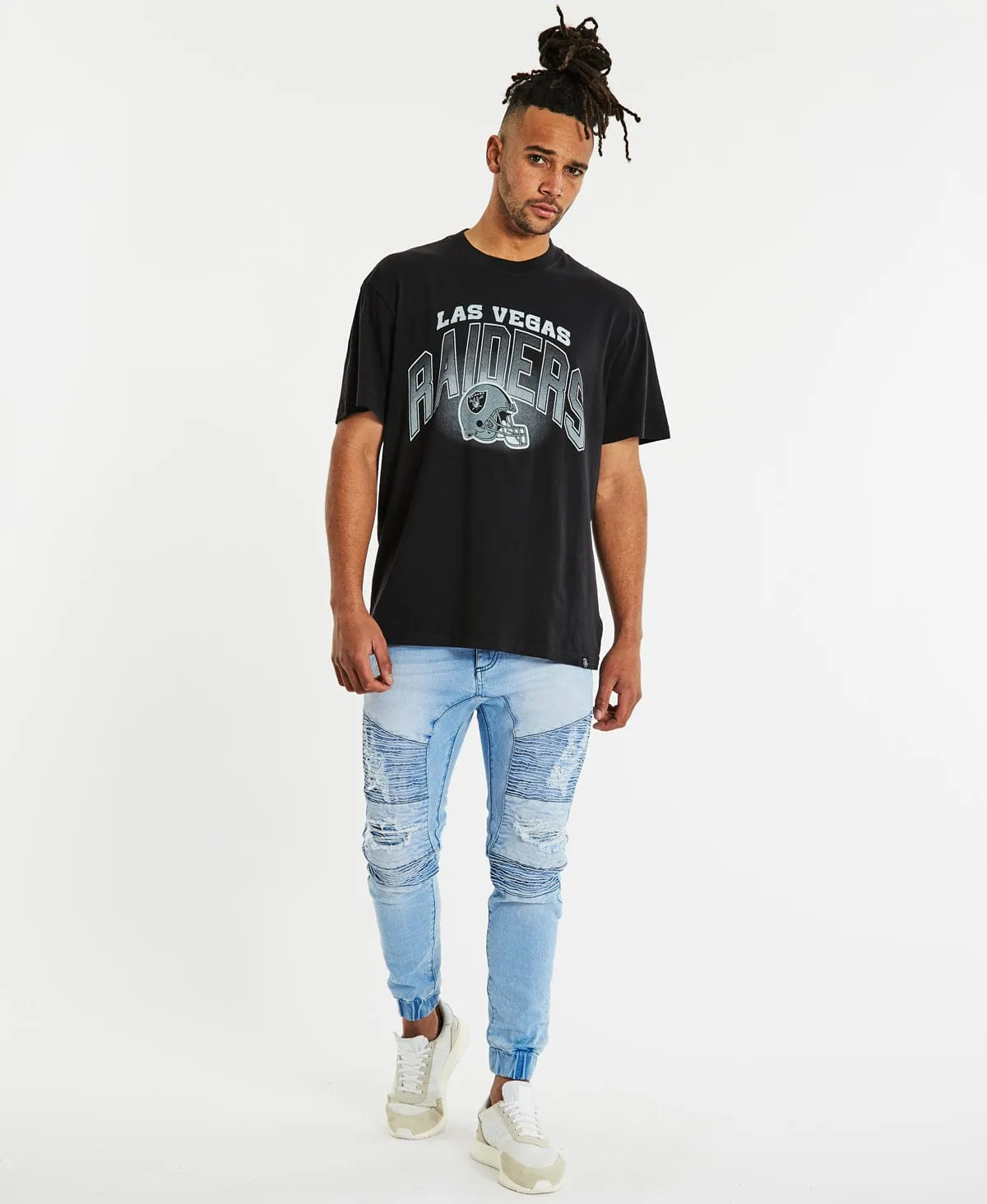 Vintage Sport Graphic T-Shirt Las Vegas Raiders Black sold by Neverland product image thumbnail 5