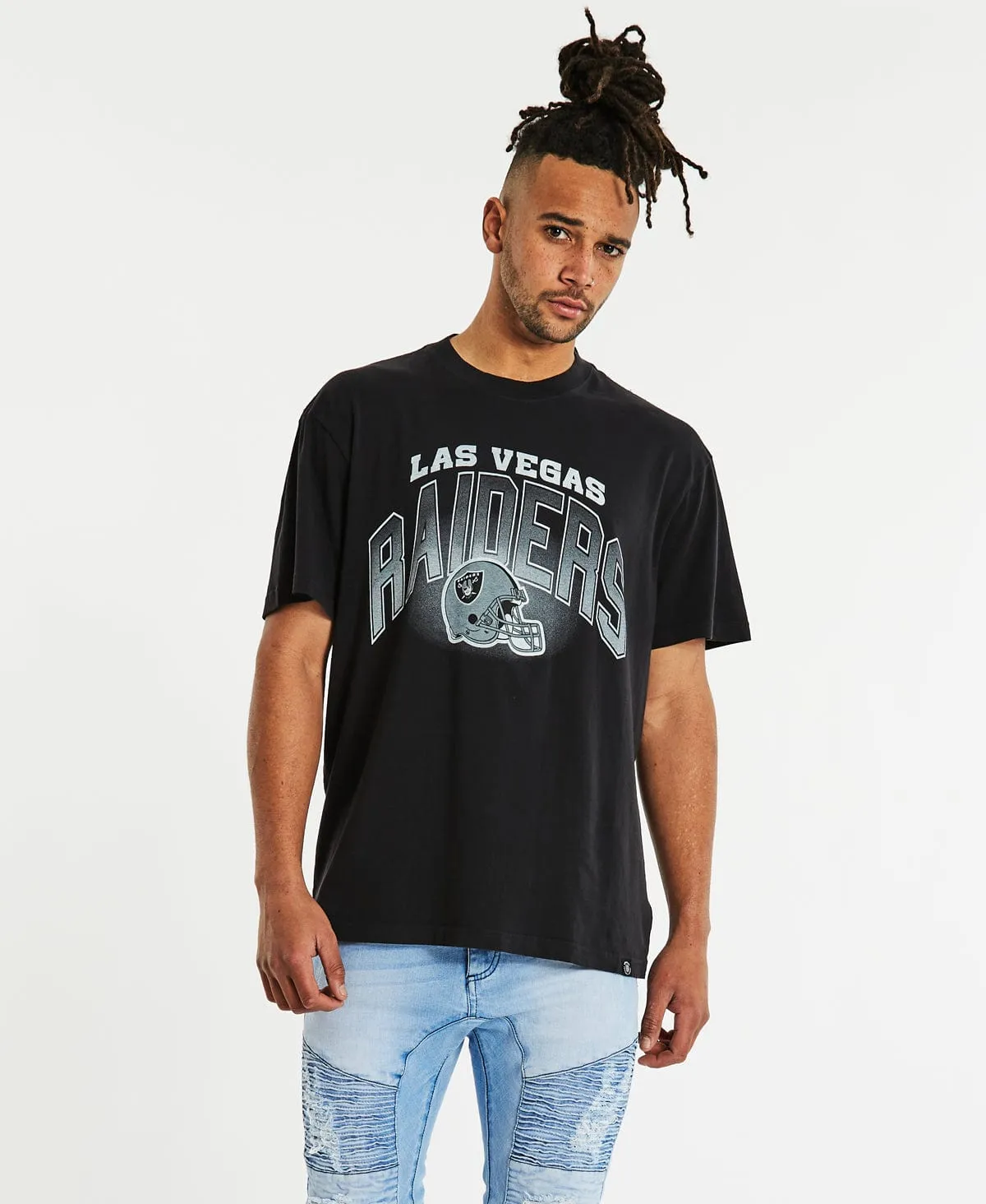 Vintage Sport Graphic T-Shirt Las Vegas Raiders Black sold by Neverland