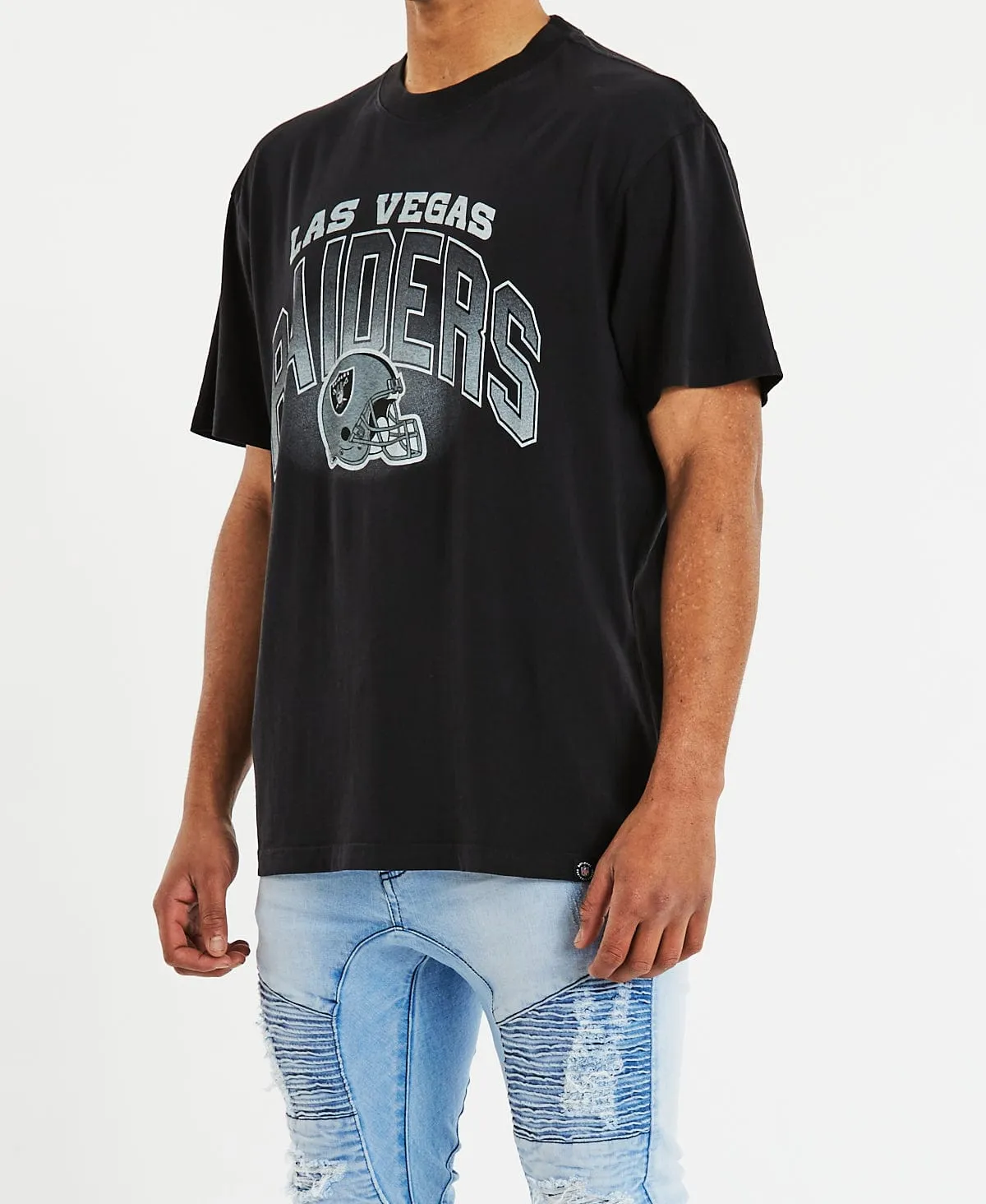Vintage Sport Graphic T-Shirt Las Vegas Raiders Black sold by Neverland product image thumbnail 3