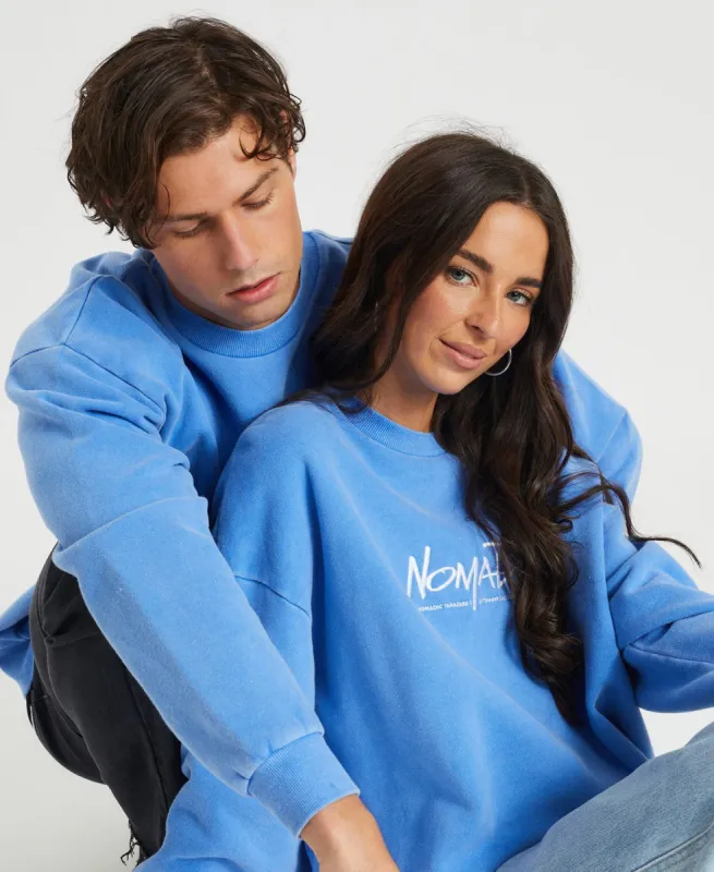 Carrington Relaxed Jumper Pigment Ultramarine Blue sold by Neverland