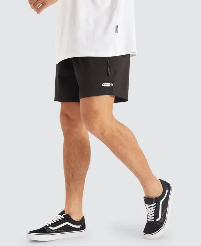 Rothman Sport Shorts Black sold by Neverland