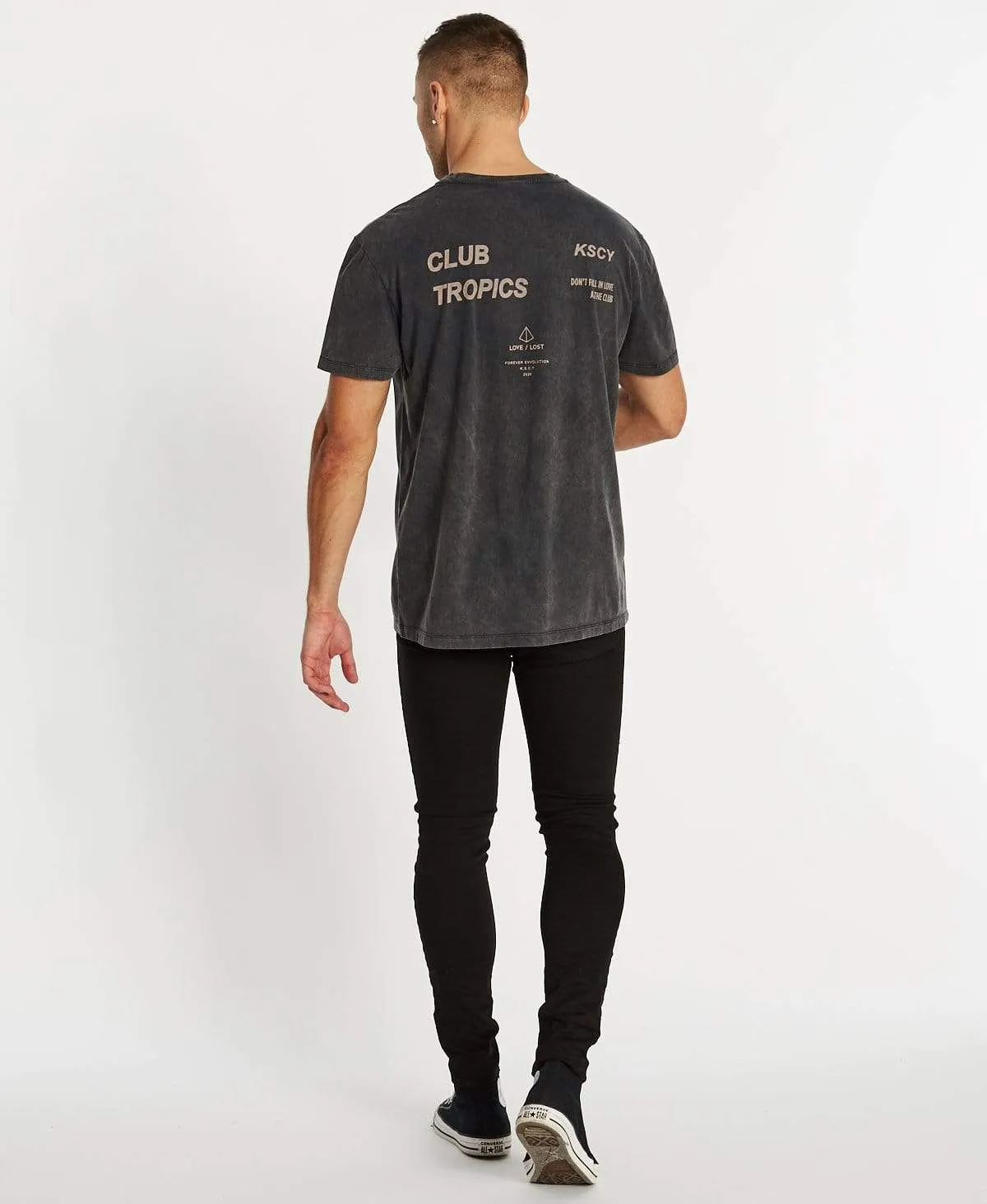 Miami Relaxed T-Shirt Anthracite Black sold by Neverland product image thumbnail 4