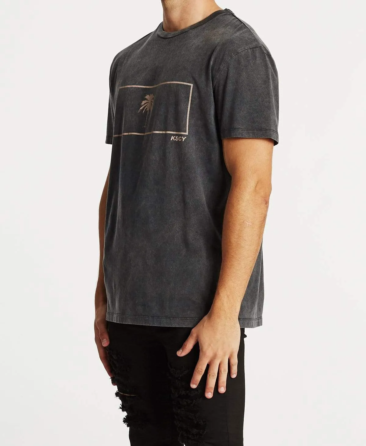 Miami Relaxed T-Shirt Anthracite Black sold by Neverland product image thumbnail 3