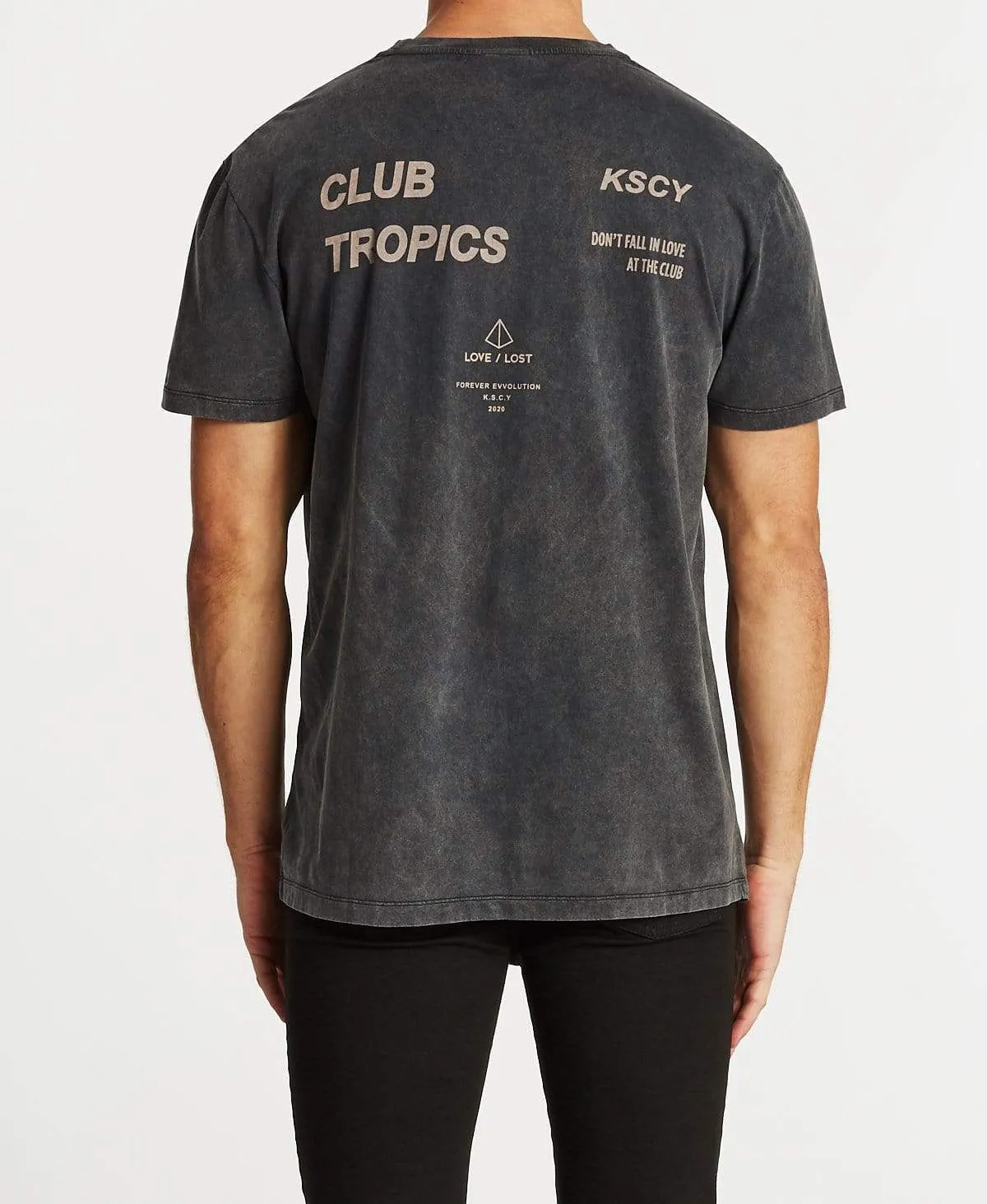 Miami Relaxed T-Shirt Anthracite Black sold by Neverland product image thumbnail 2