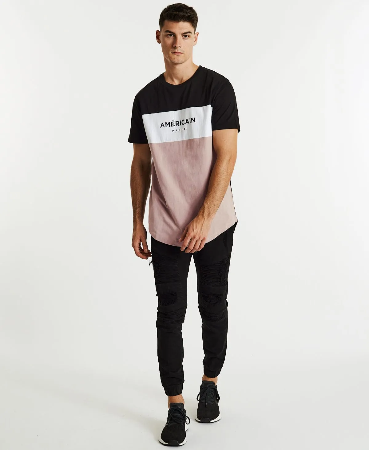 Decider Dual Curved T-Shirt Jet Black sold by Neverland product image thumbnail 4