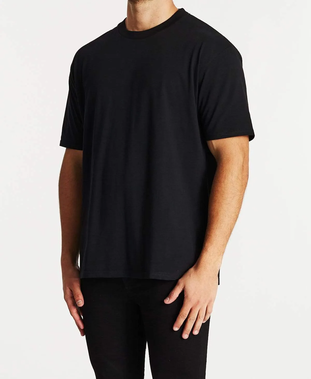 Freedom Box Fit T-Shirt Jet Black sold by Neverland product image thumbnail 3