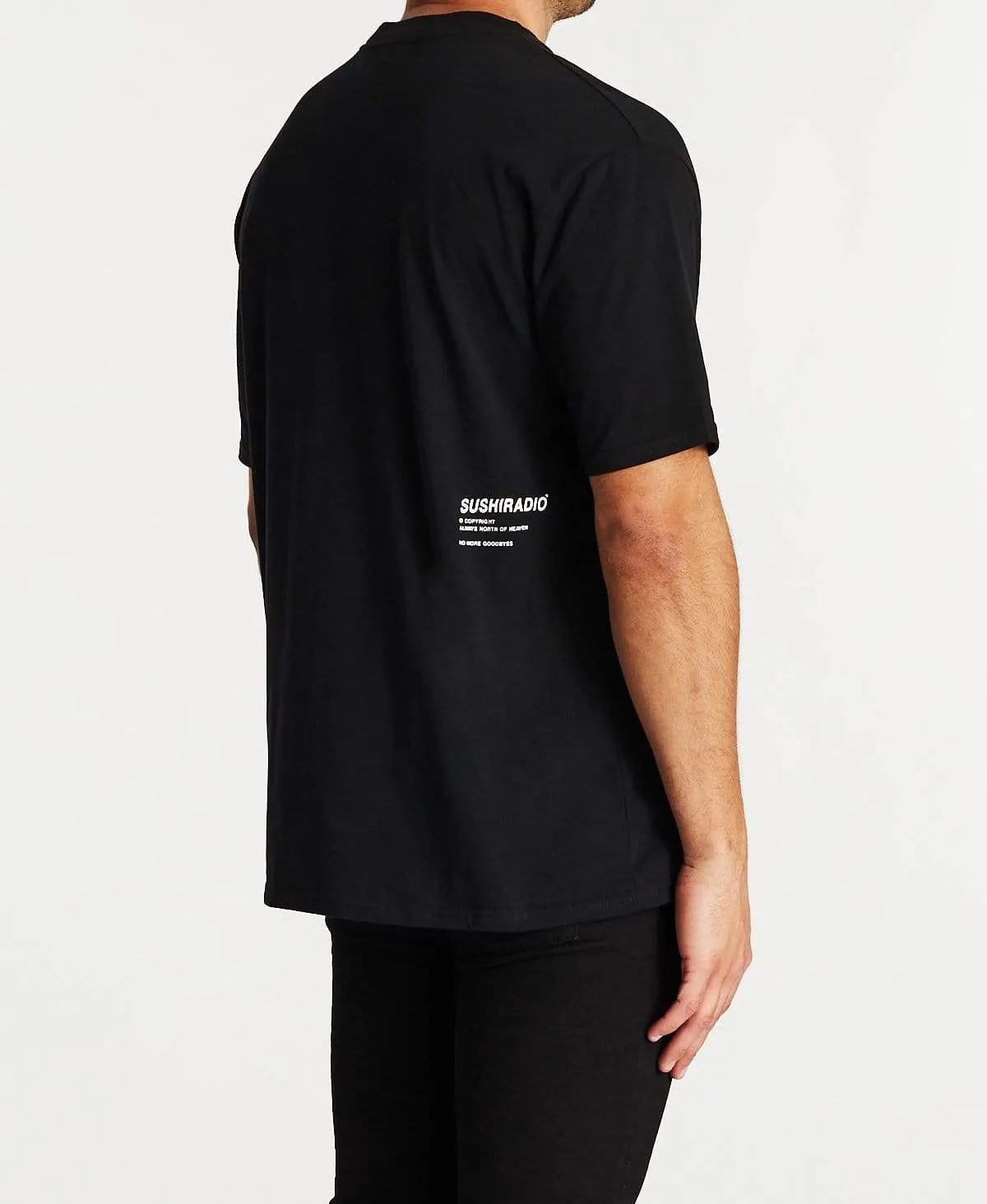Freedom Box Fit T-Shirt Jet Black sold by Neverland product image thumbnail 4