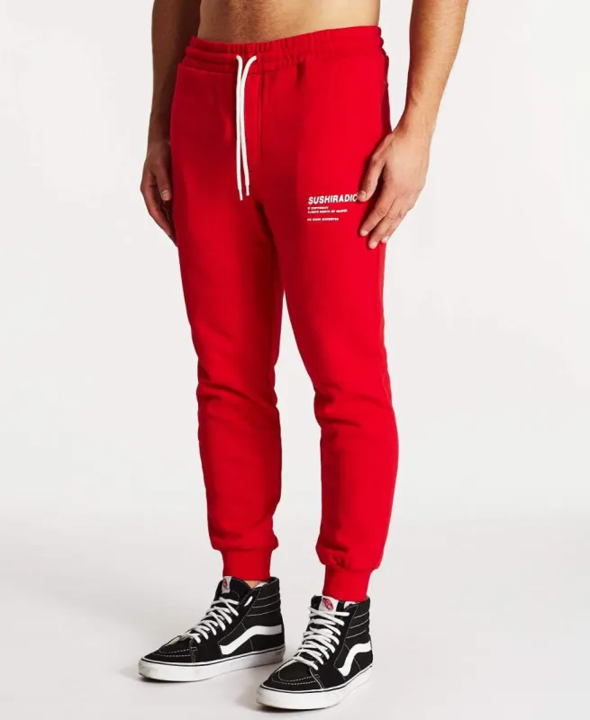 Freedom Track Pants Red sold by Neverland