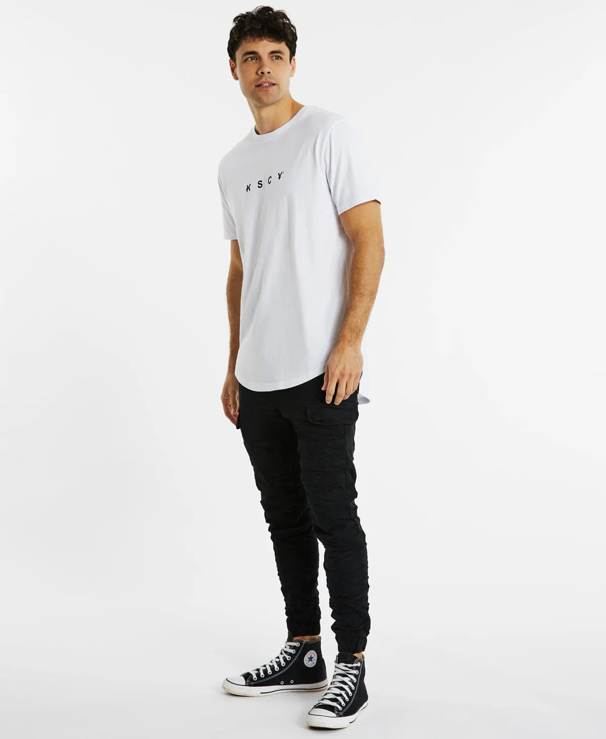 Reliance Dual Curved T-Shirt White sold by Neverland product image thumbnail 5