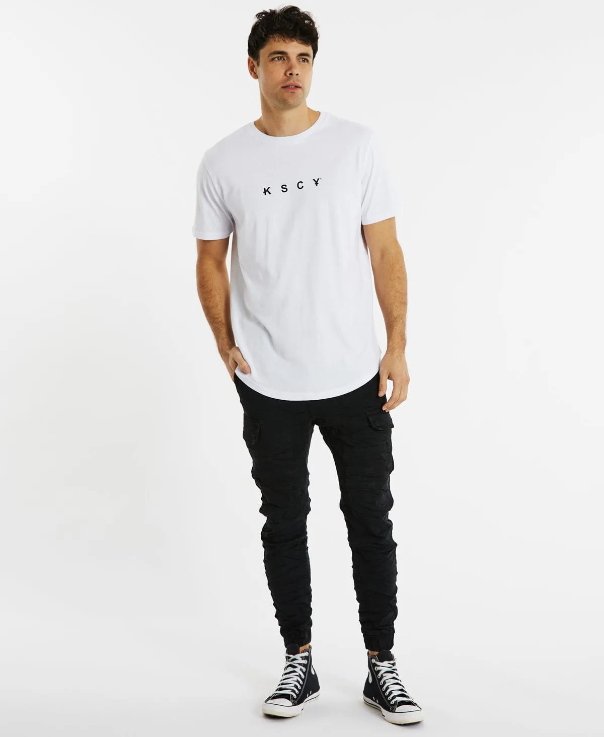 Reliance Dual Curved T-Shirt White sold by Neverland product image thumbnail 3