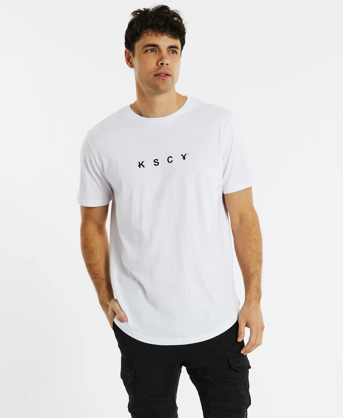 Reliance Dual Curved T-Shirt White sold by Neverland product image thumbnail 4