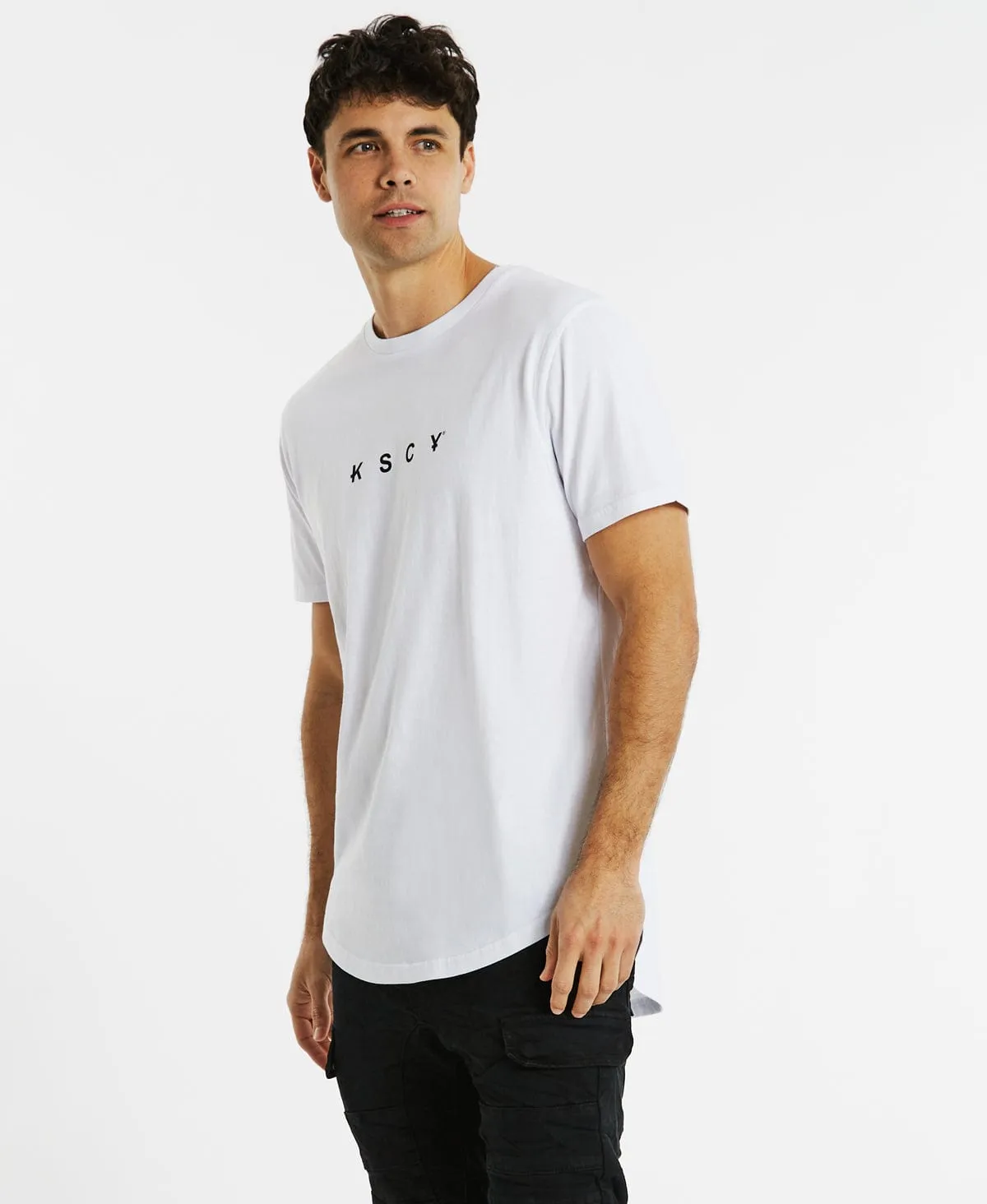 Reliance Dual Curved T-Shirt White sold by Neverland product image thumbnail 2