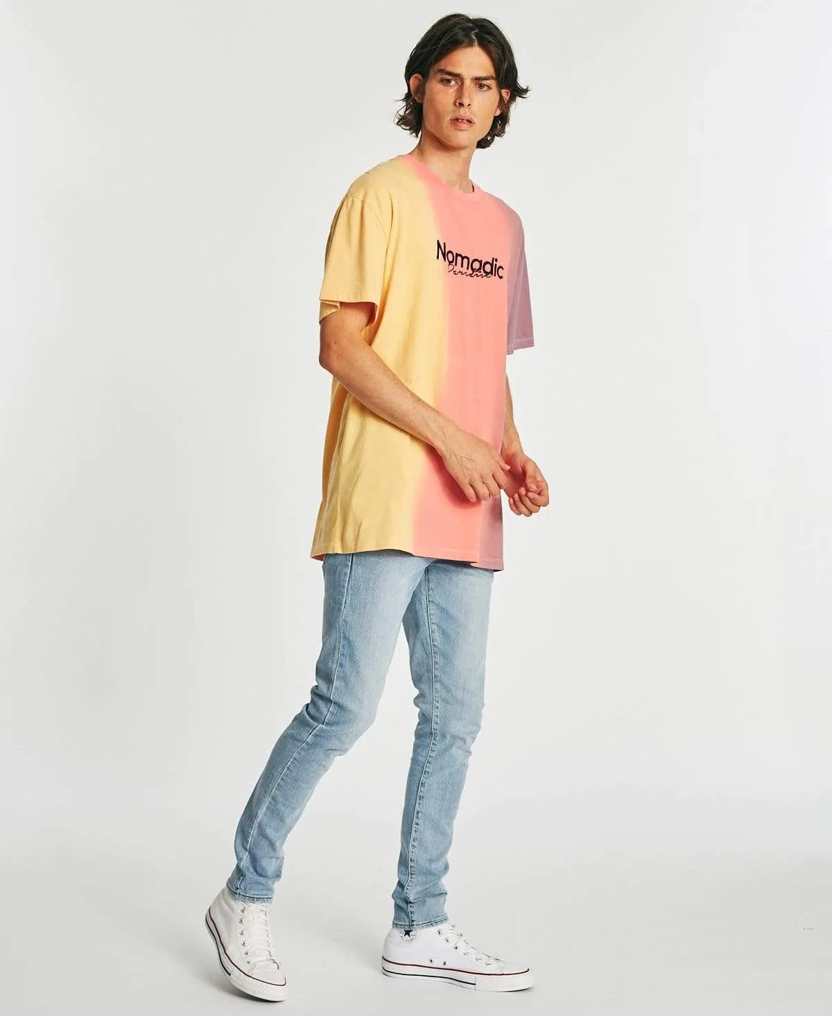 Sunset Relaxed T-Shirt Sunburst/Peach/Lilac sold by Neverland product image thumbnail 4