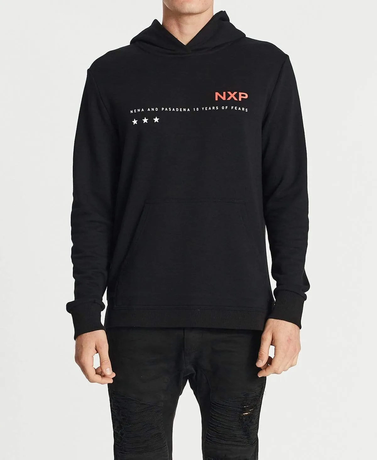 Prominent Step Hem Hoodie Jet Black sold by Neverland product image thumbnail 2