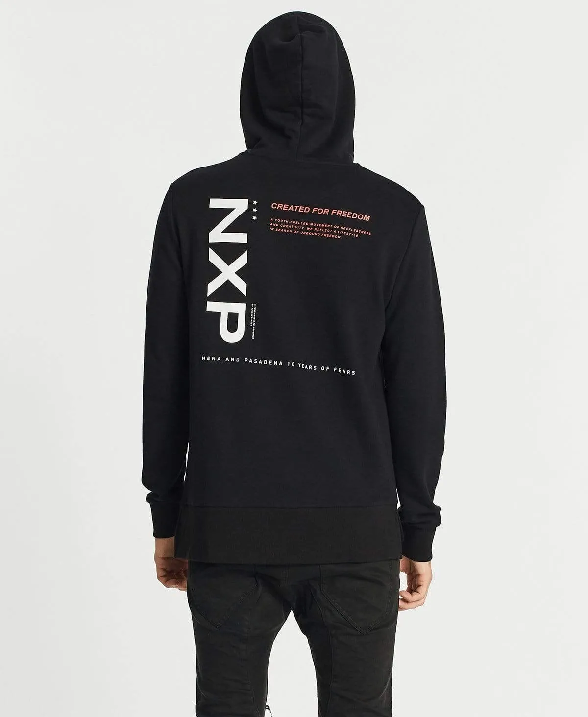 Prominent Step Hem Hoodie Jet Black sold by Neverland product image thumbnail 4
