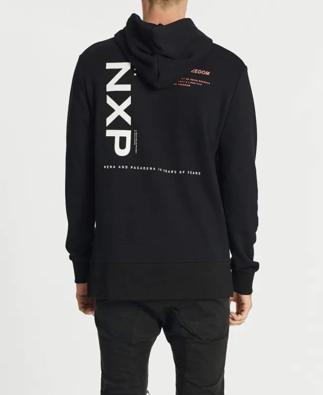 Prominent Step Hem Hoodie Jet Black sold by Neverland