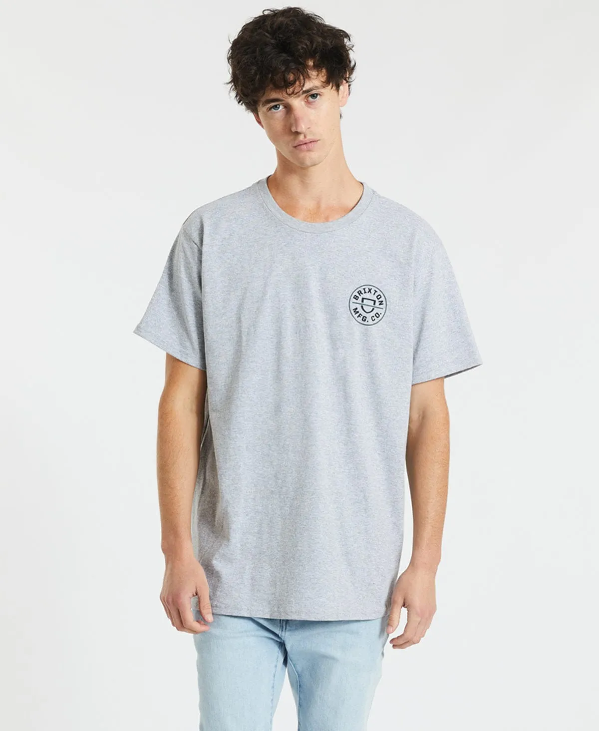 Crest II T-Shirt Heather Grey/Modela sold by Neverland product image thumbnail 2