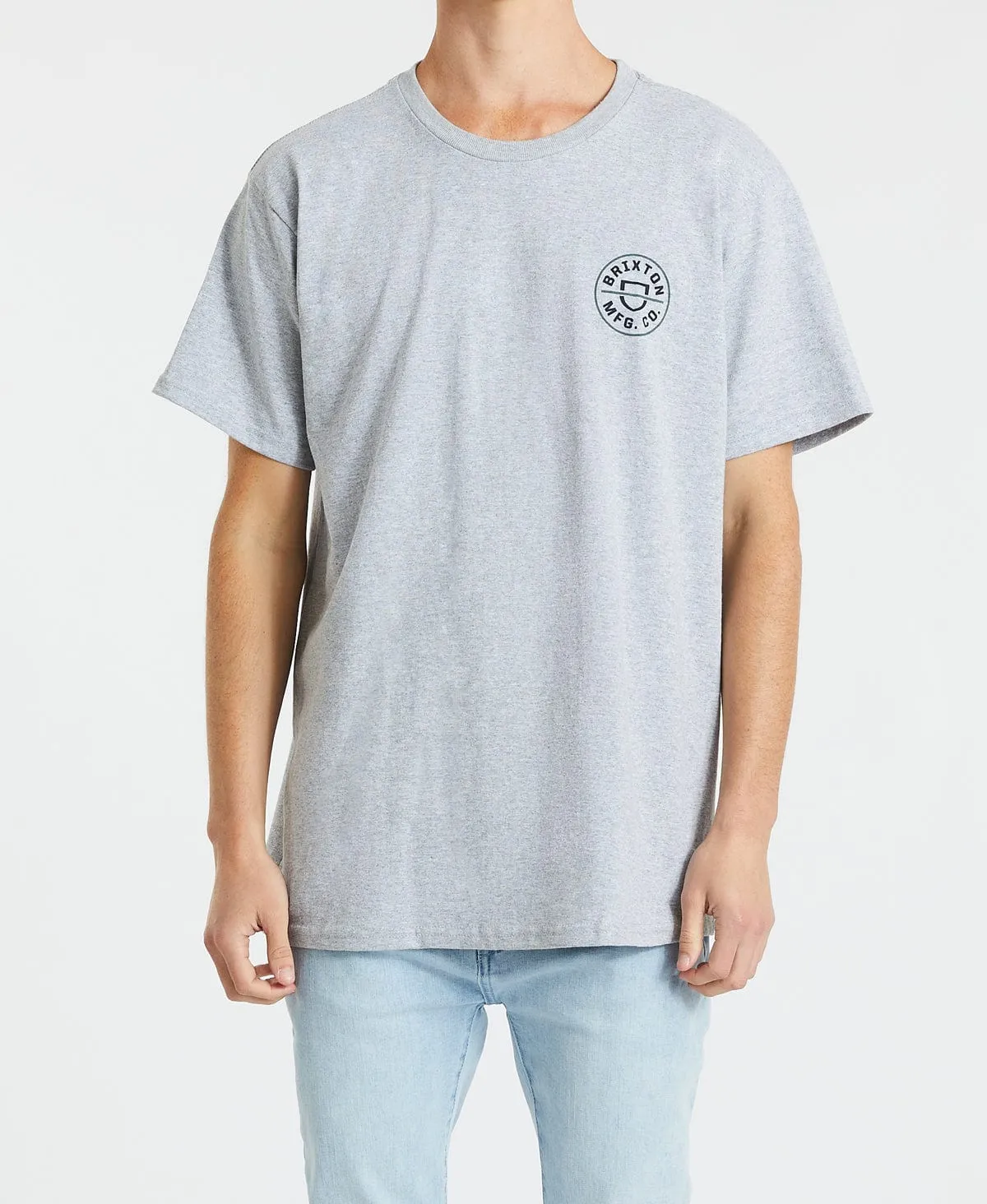 Crest II T-Shirt Heather Grey/Modela sold by Neverland product image thumbnail 4