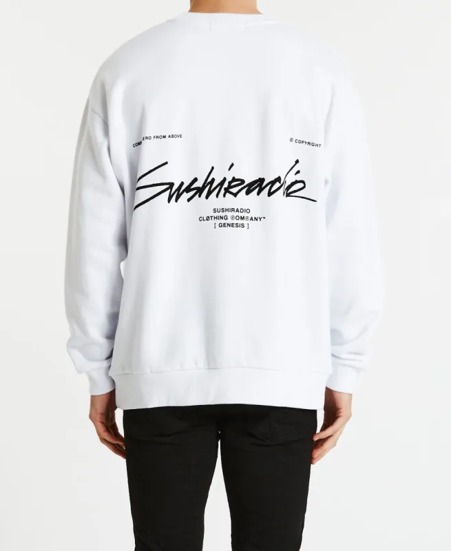 Chaos Relaxed Jumper White sold by Neverland