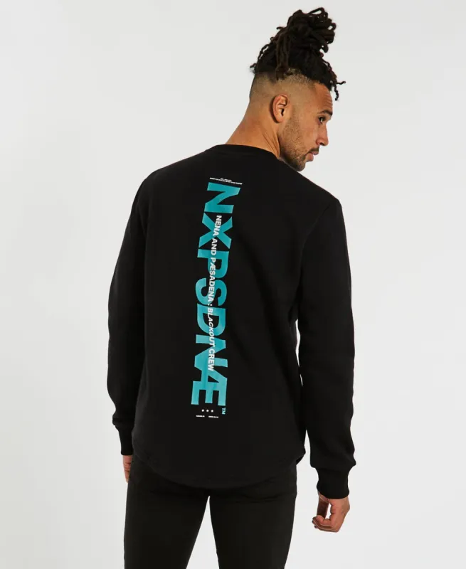 Blackout Dual Curved Jumper Jet Black sold by Neverland