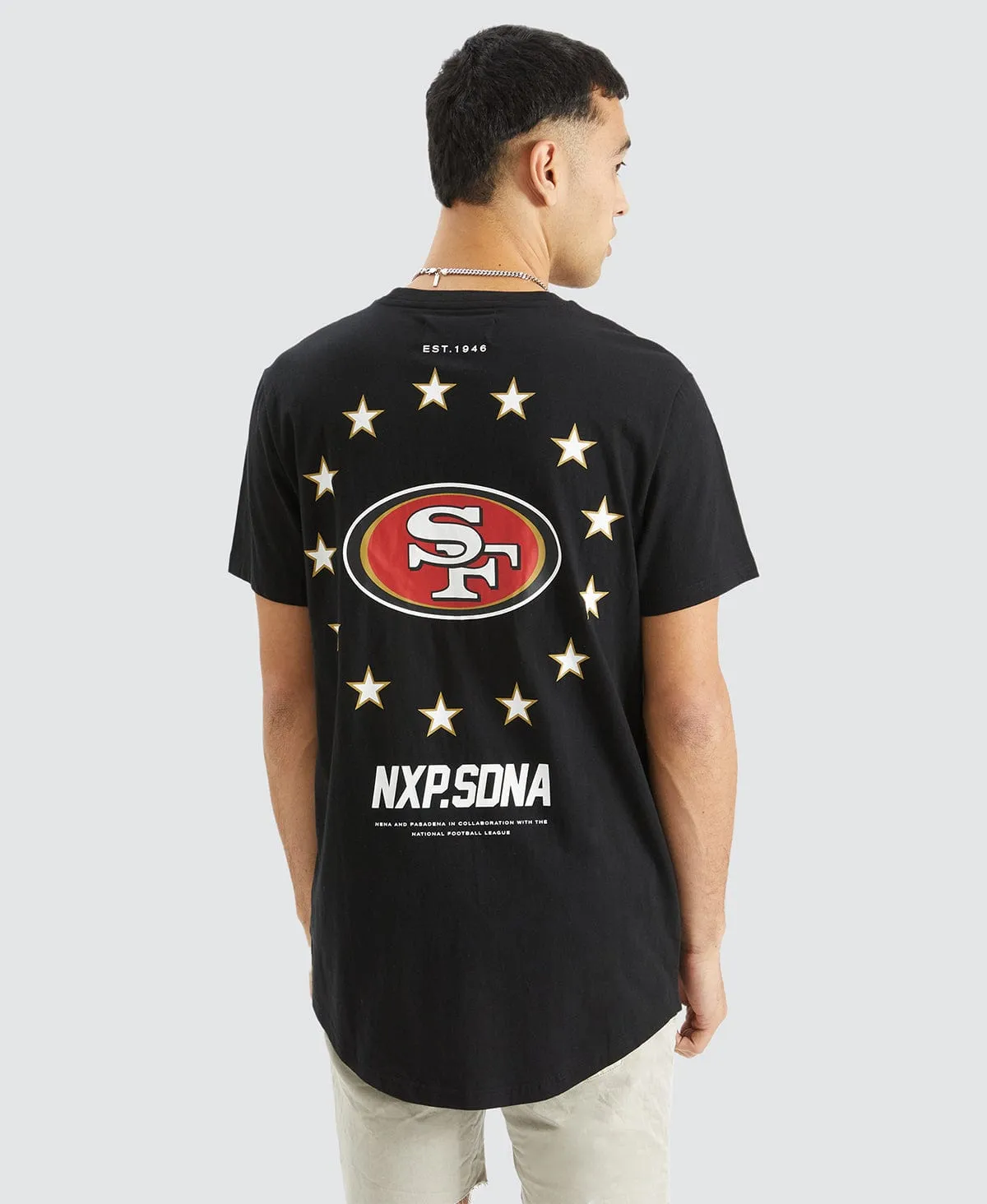 San Francisco Cape Back T-Shirt Jet Black sold by Neverland