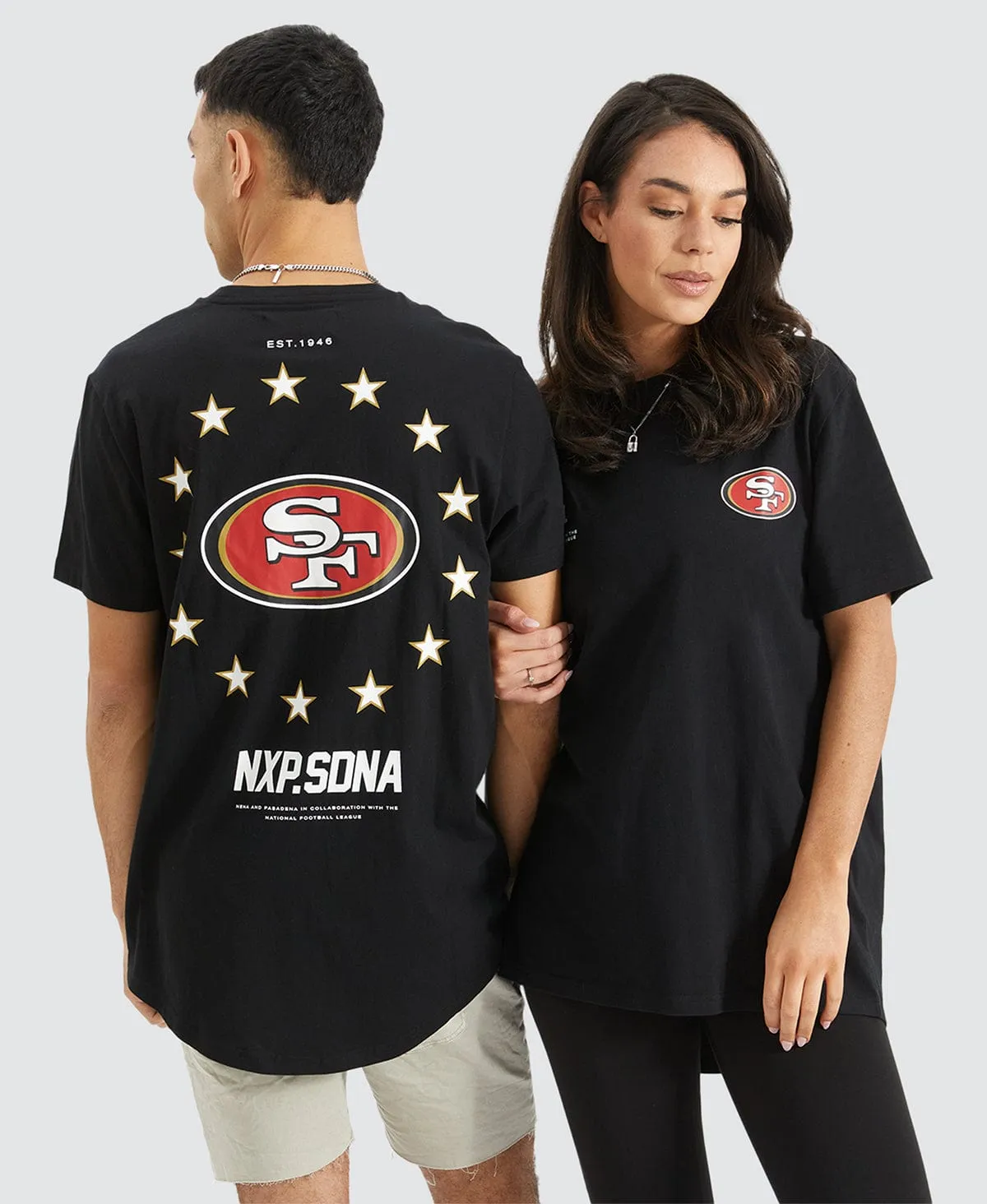 San Francisco Cape Back T-Shirt Jet Black sold by Neverland product image thumbnail 2