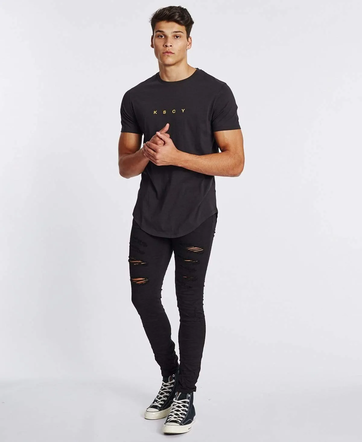 No Sleep Baseball T-Shirt Jet Black sold by Neverland product image thumbnail 4