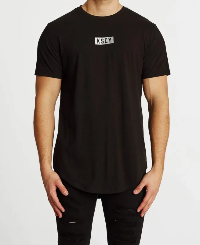 Shark Dual Curved T-Shirt Jet Black sold by Neverland