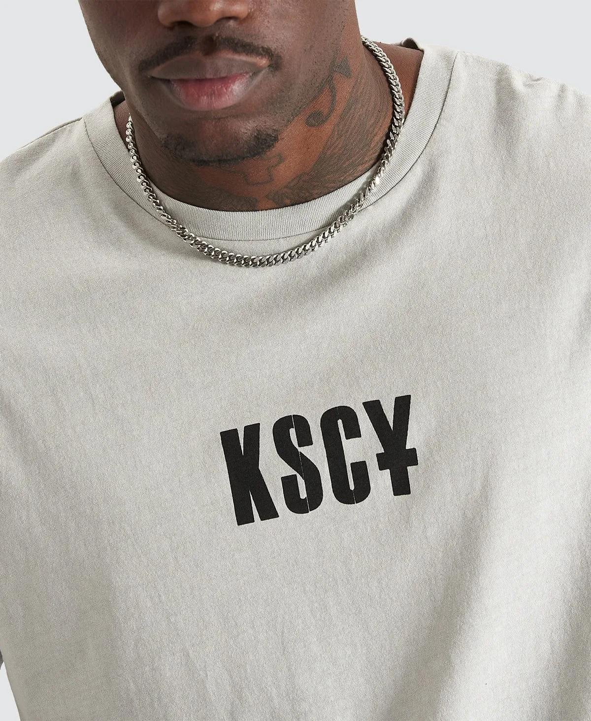 Fetching Souls Dual Curved T-Shirt Pigment Dove Grey sold by Neverland product image thumbnail 5