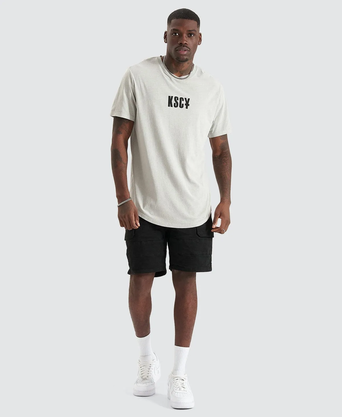 Fetching Souls Dual Curved T-Shirt Pigment Dove Grey sold by Neverland product image thumbnail 3