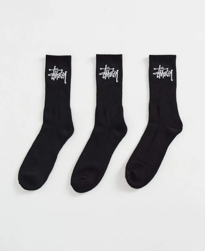 Graffiti Crew Sock 3PK Black sold by Neverland