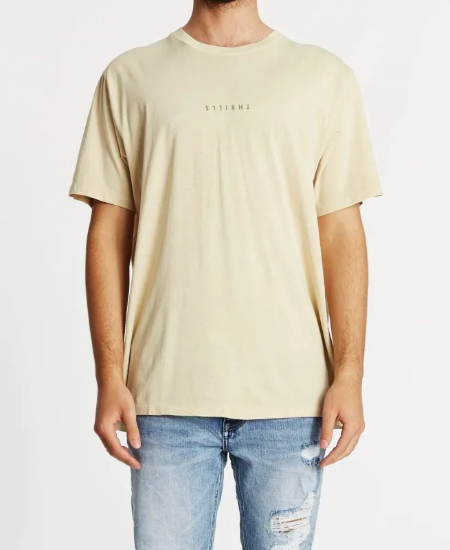 Minimal Thrills Merch Fit T-Shirt Thrift White sold by Neverland