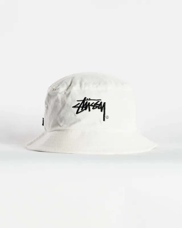 Stock Bucket Hat White Sand sold by Neverland