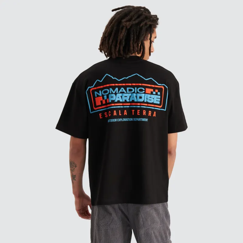 Escala Street Tee Jet Black sold by Neverland