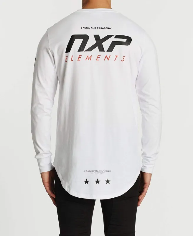 Damned Cape Back Long Sleeve T-Shirt White sold by Neverland