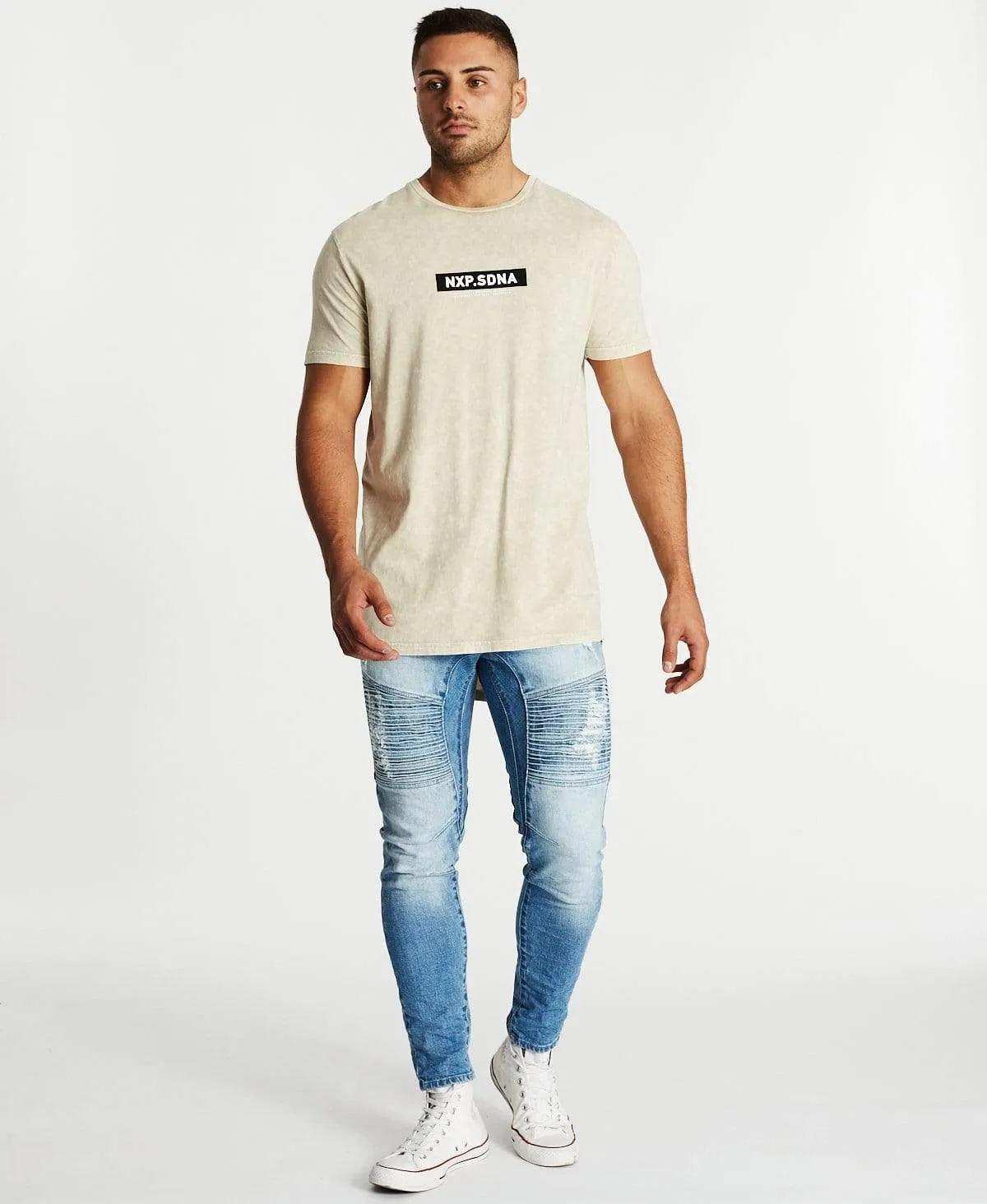 Bursts Cape Back T-Shirt Acid Sand sold by Neverland product image thumbnail 4