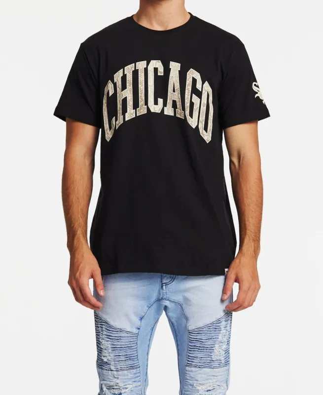 Chicago White Sox Arch Animal Logo T-Shirt Faded Black sold by Neverland