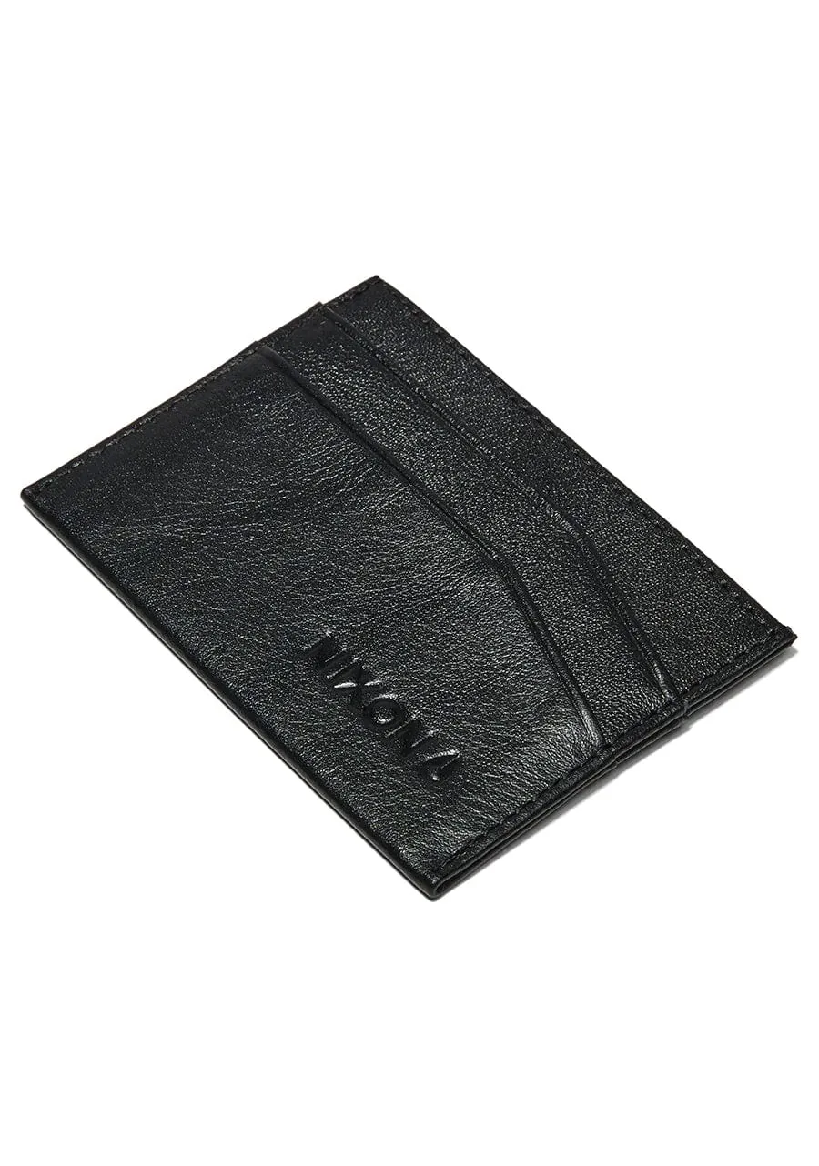 Flaco Leather Card Wallet Black sold by Neverland