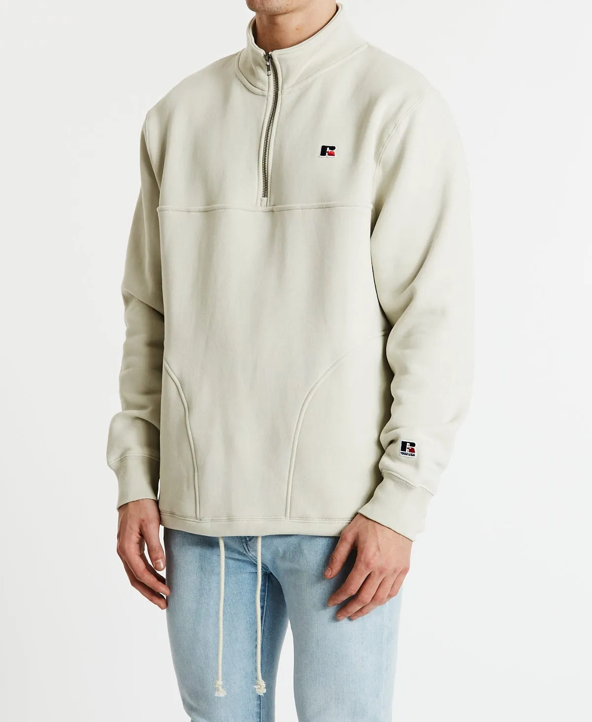 Redeemer 1/4 Zip Jumper Stone sold by Neverland product image thumbnail 3