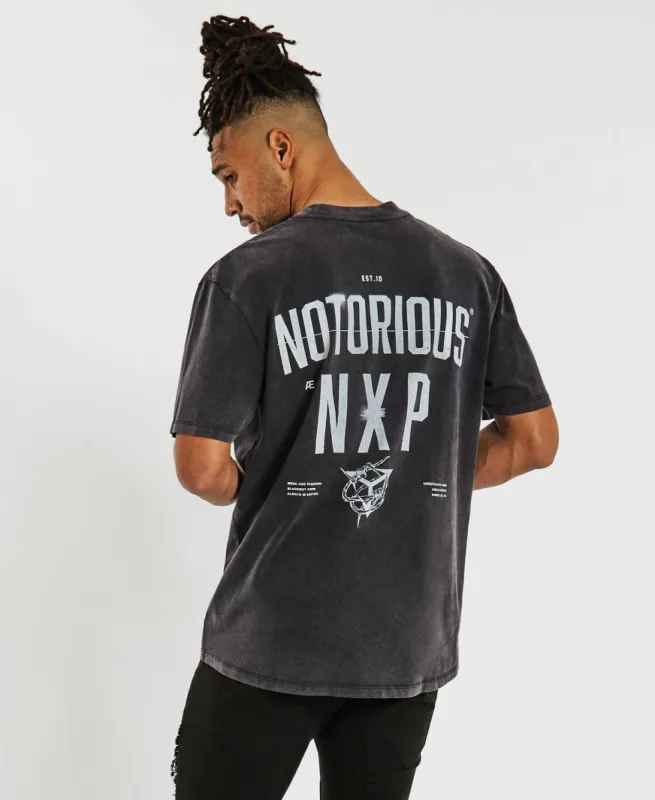 Notorious Tee Mineral Black sold by Neverland