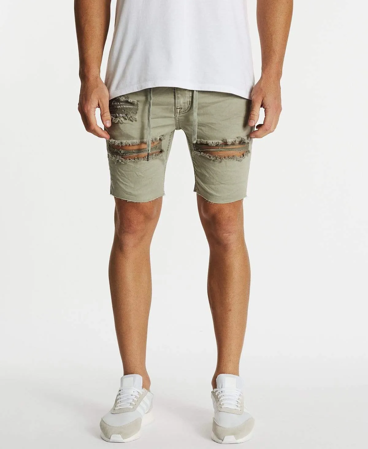 Hartford Shorts Silver Green sold by Neverland